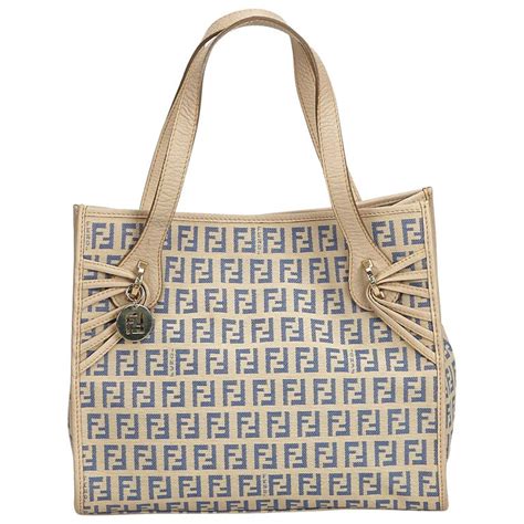 fendi zucchino canvas tote|Fendi Zucchino Canvas Tote on SALE .